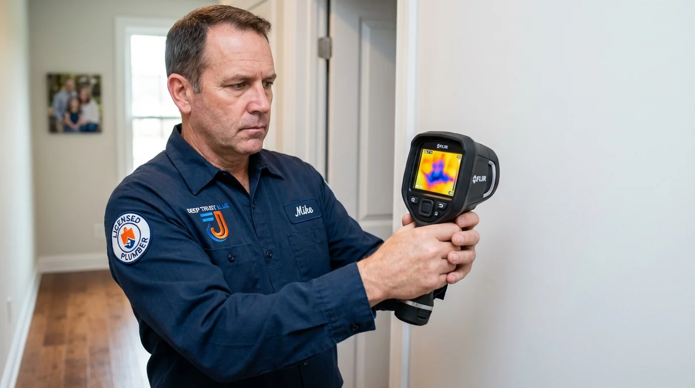 Thermal imaging leak detection by Johns Plumbing LLC in Rio Grande City